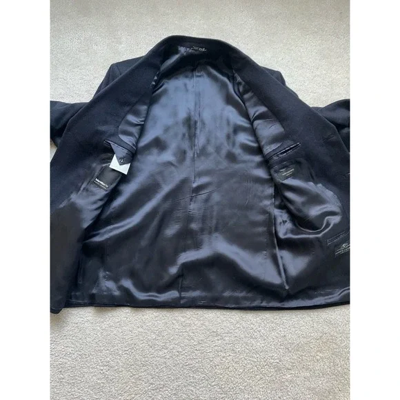 Today'sMan Pure Cashmere Blazer Made In Italy R44 Inch Deep Navy - Picture 11 of 16